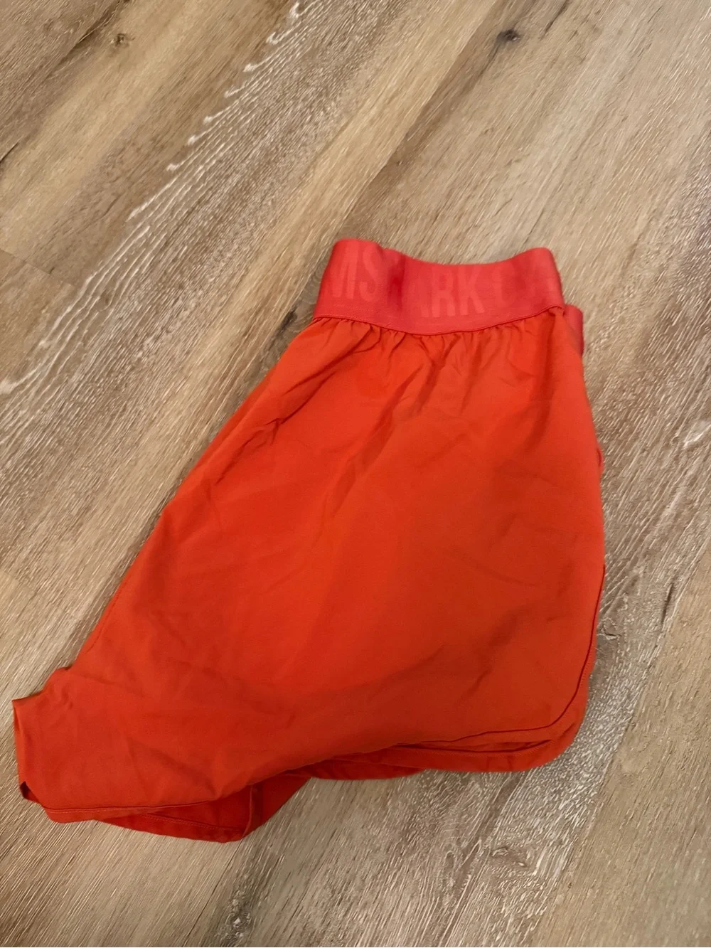 Gymshark Women’s Orange Athletic Running Shorts